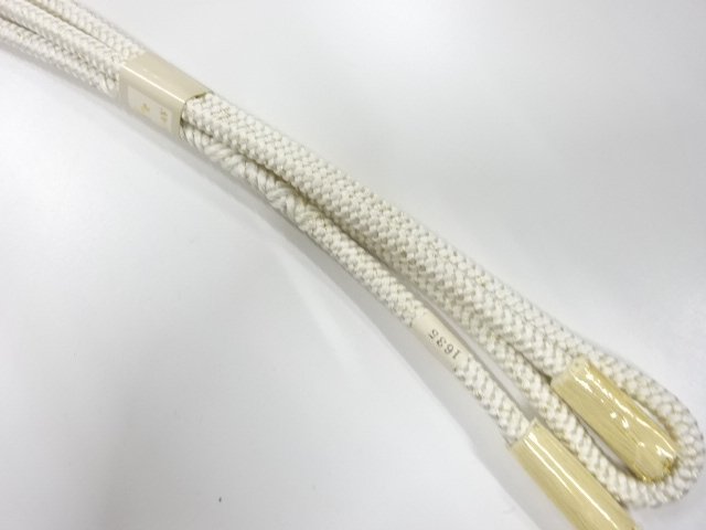 未使用品　正絹　撚り房　手組帯締め
